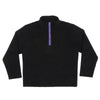 Half-zip Pullover - Black Recycled Wool Pile