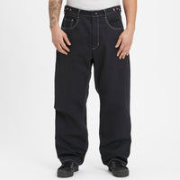 Mason Pant - Black Brushed Cotton Twill