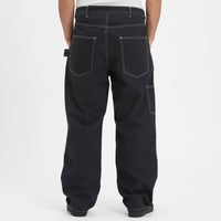 Mason Pant - Black Brushed Cotton Twill