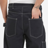 Mason Pant - Black Brushed Cotton Twill