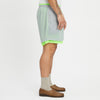 Reversible Ball Short - Grey & Neon Green Mesh