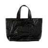 Tote Bag - Black Ruberized Viscose/Cotton