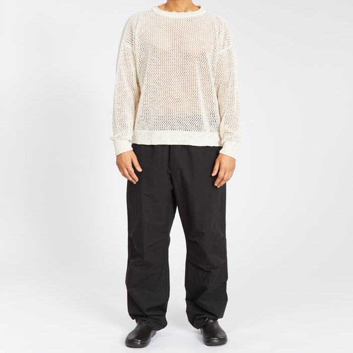 Open Knit Sweater - Natural Linen / Cotton