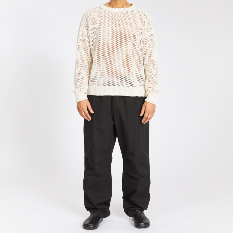Open Knit Sweater - Natural Linen / Cotton