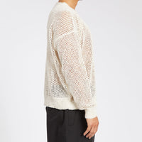 Open Knit Sweater - Natural Linen / Cotton