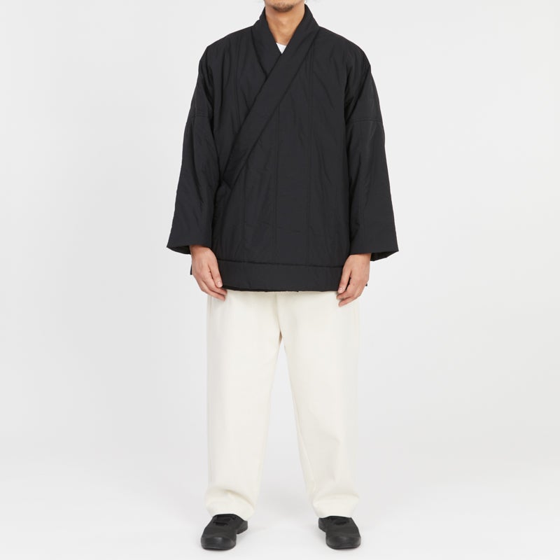 Big Folk Robe - Black Quilted Recycled Nylon WR