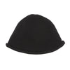 Roll-edge Knit Cap - Black