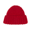 Chunky Beanie - Red Merino Wool