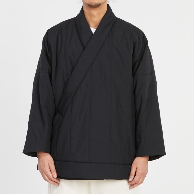 Big Folk Robe - Black Quilted Recycled Nylon WR