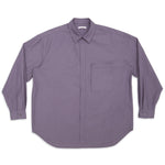 Overturn Shirt - Aubergine Cotton