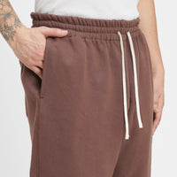 Alston Sweatpant - Brown Cotton Fleece