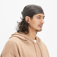 Skull Cap – Dark Brown Leather