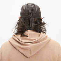 Skull Cap – Dark Brown Leather