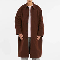 Mountain Trench Coat - Brown Waxed Cotton/Nylon WR