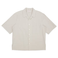 Aloha Shirt - Light Grey Cotton / Hemp