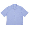 Aloha Shirt - Blue w/ White Stripes Cotton