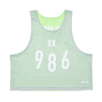 Reversible Ball Jersey - Grey & Neon Green Mesh