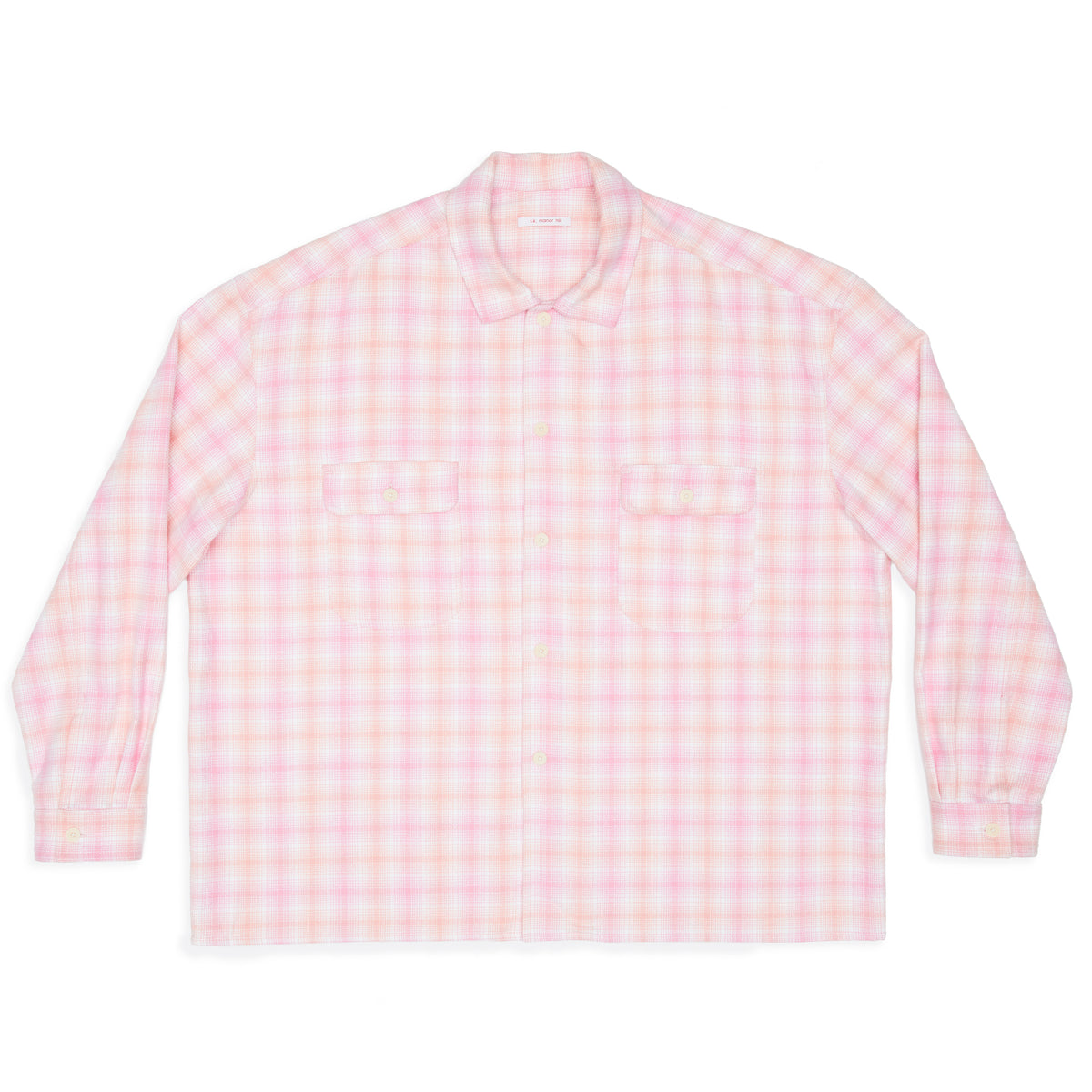 Park Shirt/Jacket - Pink Plaid Cotton
