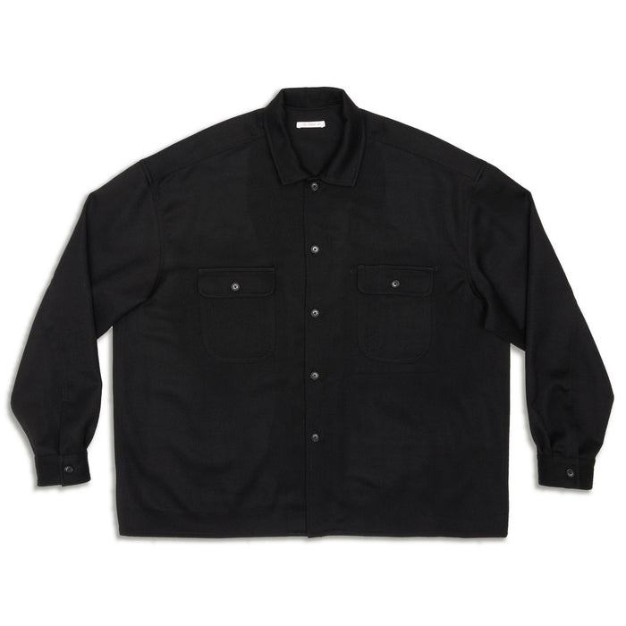 Park Shirt/Jacket - Black Wool