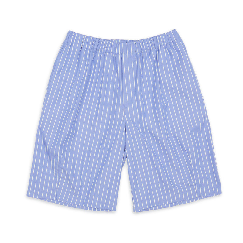 Solar Short - Blue w/ White Stripes Cotton