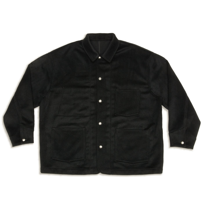 Barn Coat – Black Wool