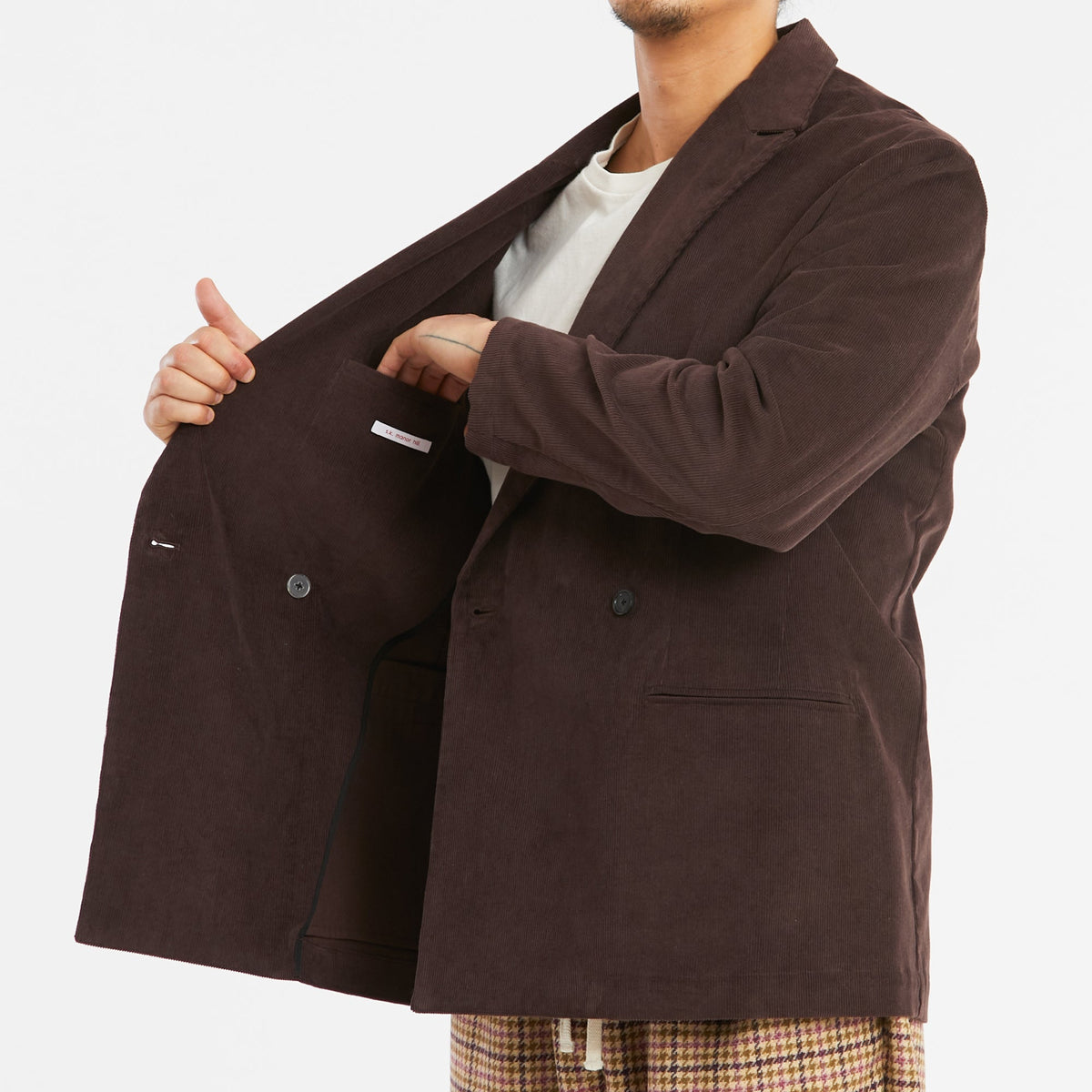 Darwin Blazer - Brown Cotton Corduroy