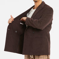 Darwin Blazer - Brown Cotton Corduroy