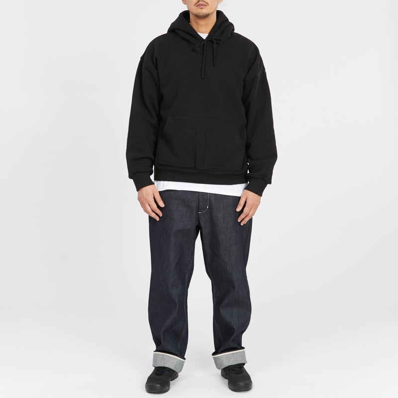 Reversible Evert Hoodie - Black Cotton Fleece