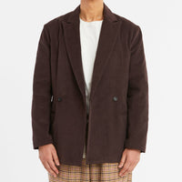 Darwin Blazer - Brown Cotton Corduroy