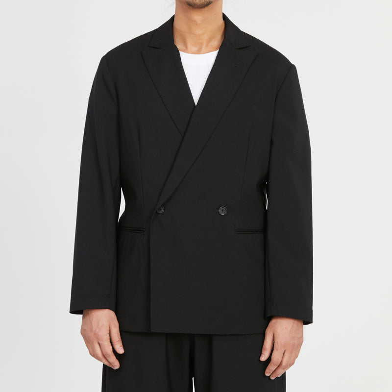 Darwin Blazer - Black Tropical Wool