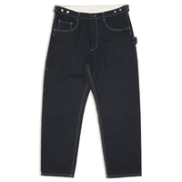 Mason Pant - Black Brushed Cotton Twill