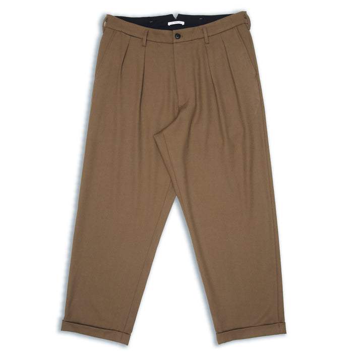 Emilian Pant - Taupe Wool