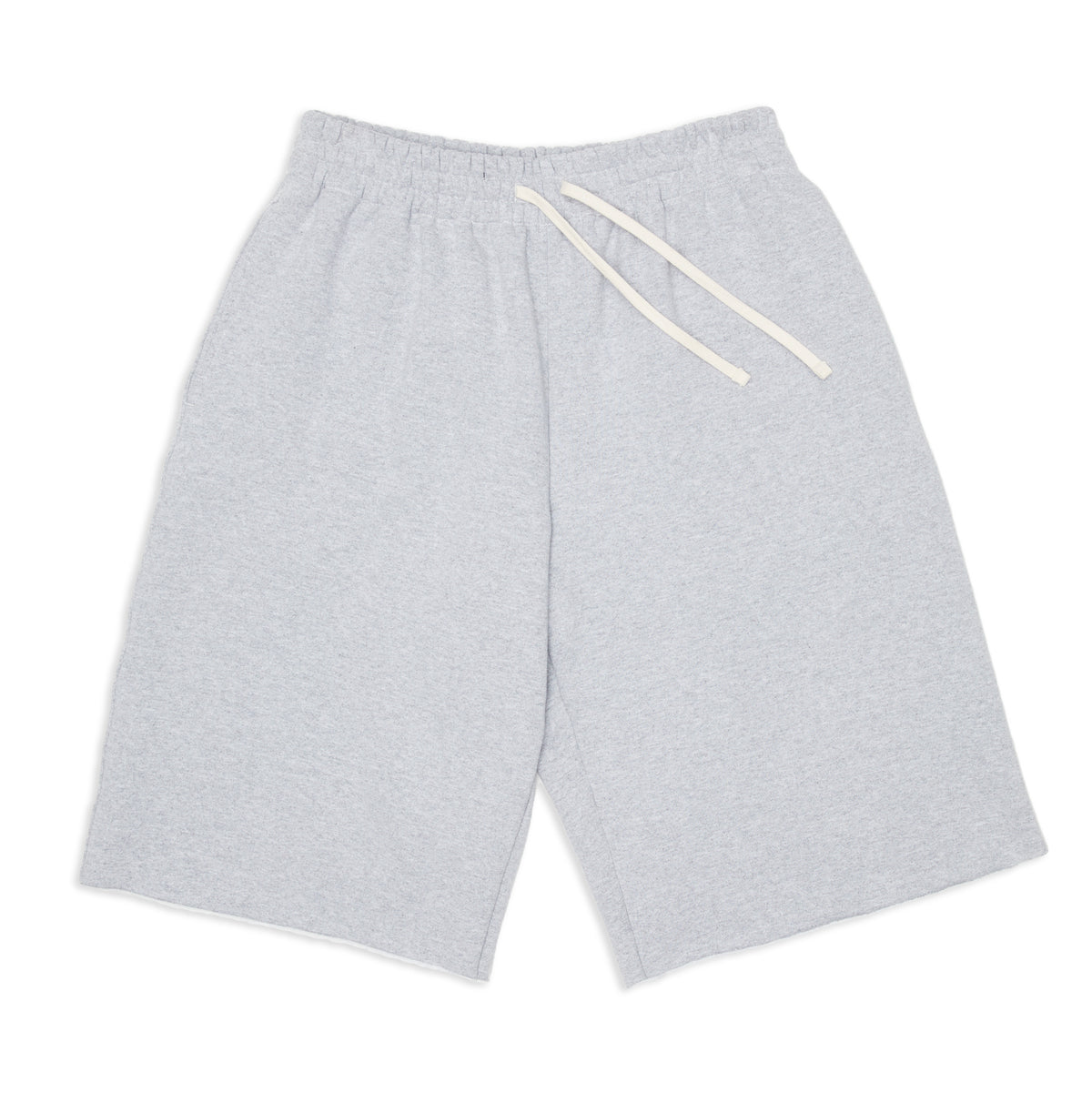 Earl Sweatshort - Heather Grey Cotton Fleece