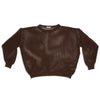 Open Knit Sweater - Brown Cotton