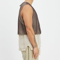 Trapper Vest - Brown Mesh