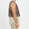 Trapper Vest - Brown Mesh