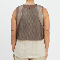 Trapper Vest - Brown Mesh