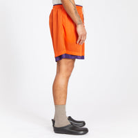 Reversible Ball Short - Orange & Purple Mesh