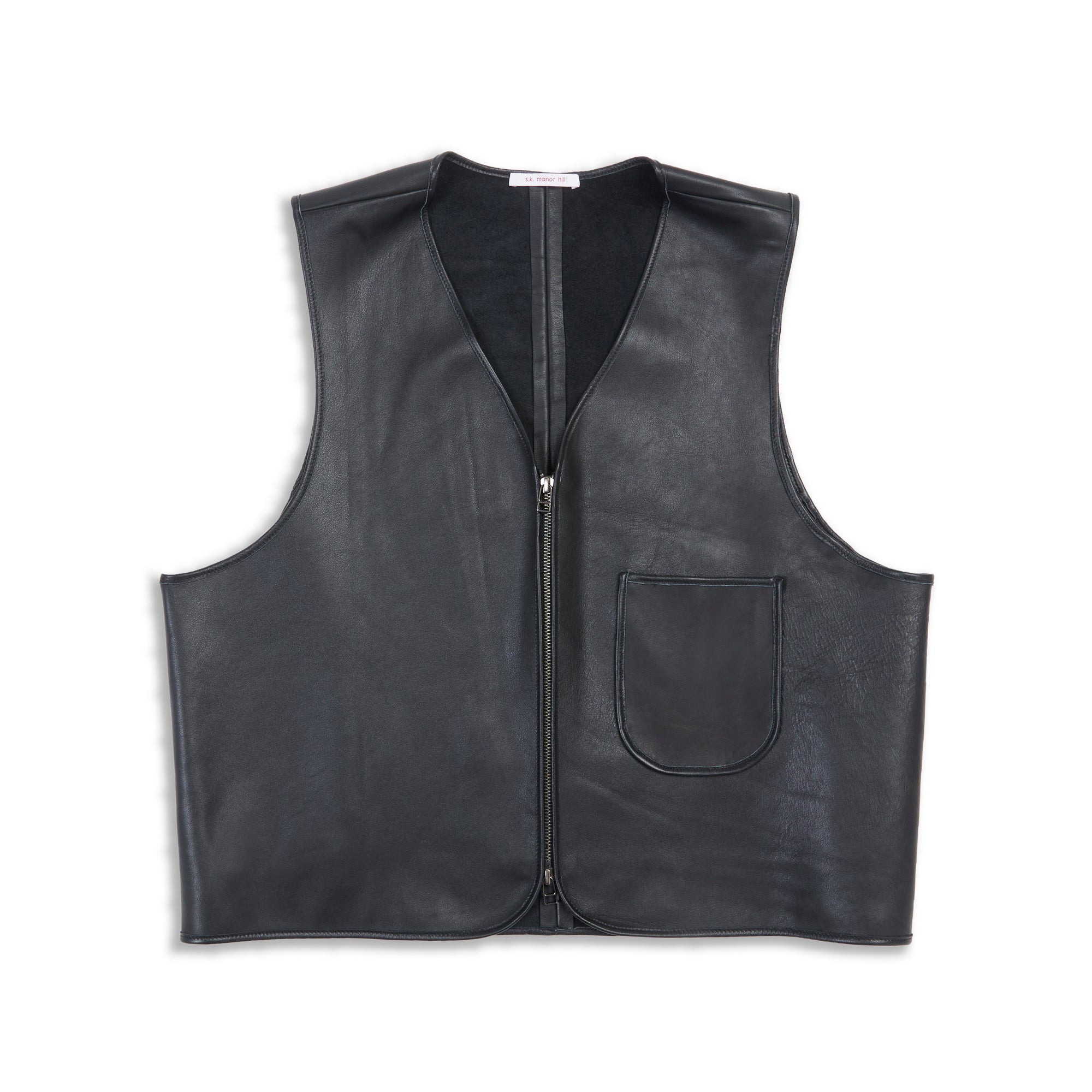 Chopper Vest - Back Leather – s.k. manor hill