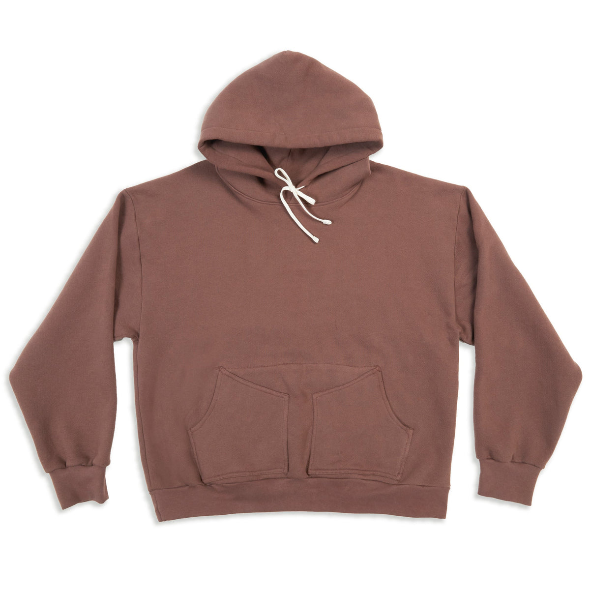 Reversible Evert Hoodie - Brown Cotton Fleece