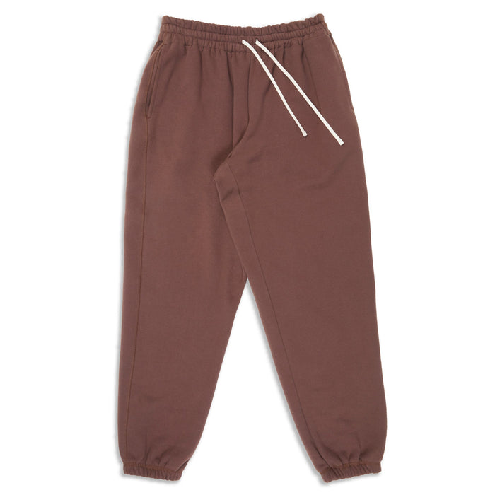Alston Sweatpant - Brown Cotton Fleece