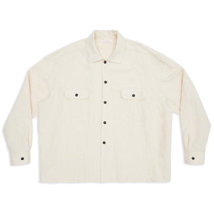 Park Shirt/Jacket - Bone Linen / Cotton