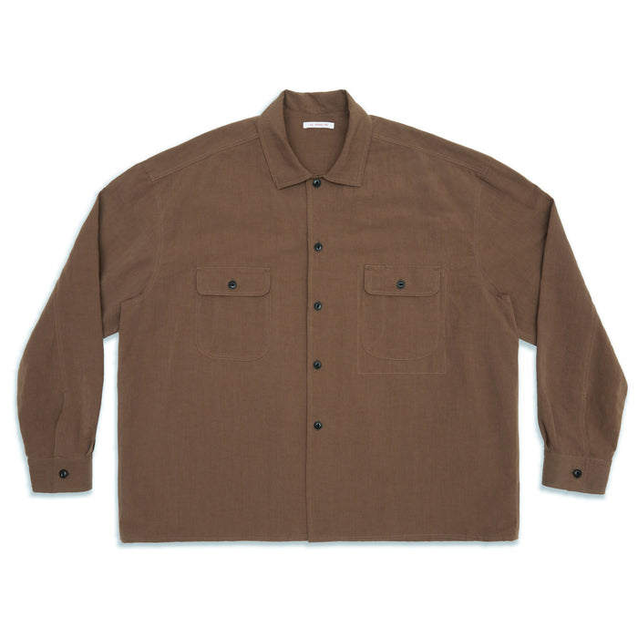 Park Shirt/Jacket - Brown Linen / Cotton / Nylon