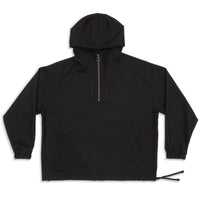 Pod Pullover Jacket - Black Tropical Wool
