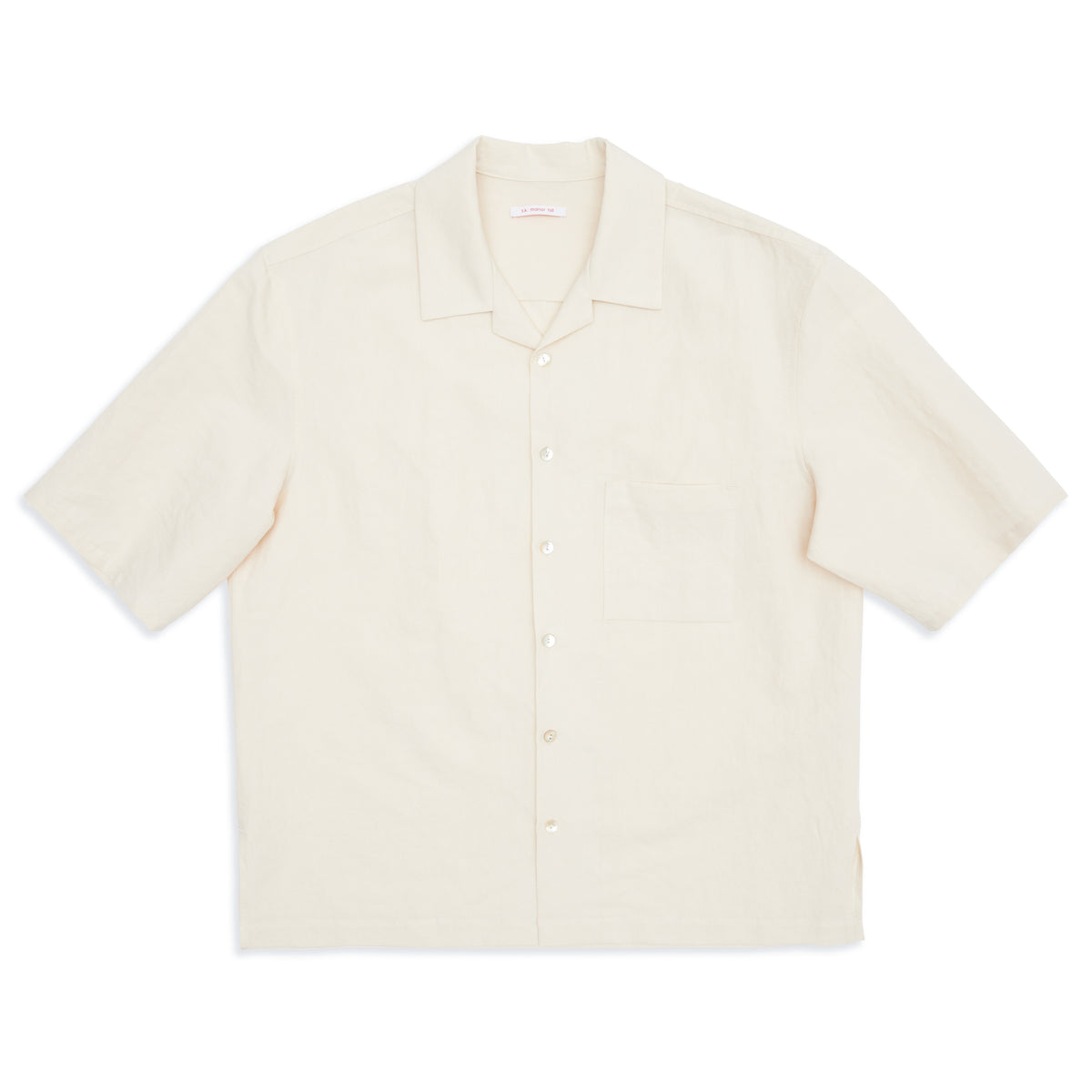 Aloha Shirt - Bone Linen / Cotton