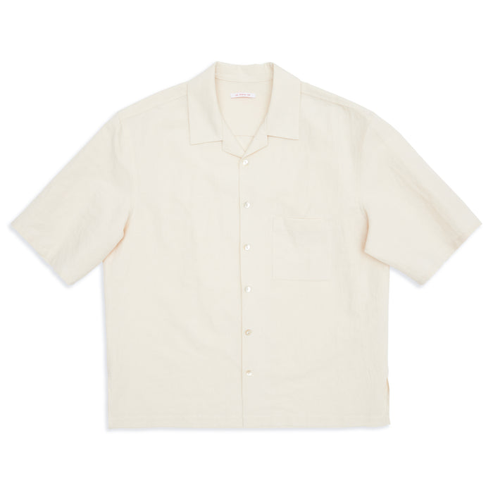 Aloha Shirt - Bone Linen / Cotton