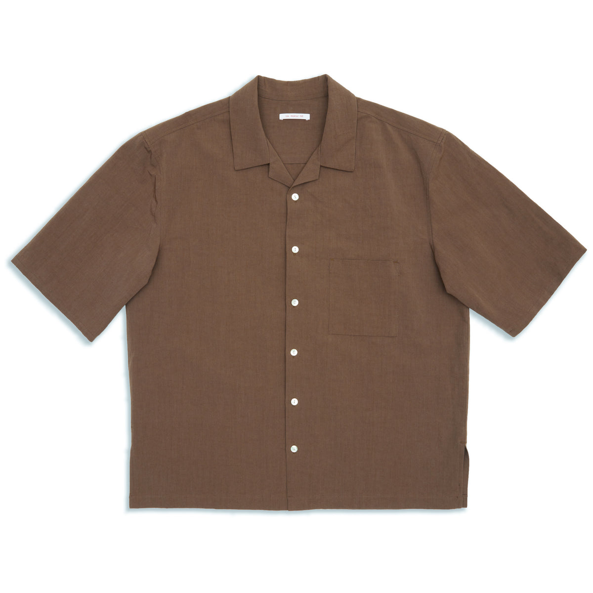 Aloha Shirt - Brown Linen / Cotton / Nylon