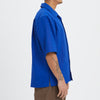 Aloha Shirt - Royal Blue Ramie