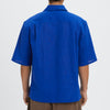 Aloha Shirt - Royal Blue Ramie