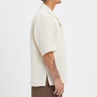 Aloha Shirt - Bone Linen / Cotton